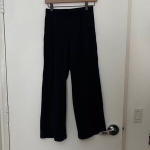 Uniqlo Fleece Straight Pant in Black